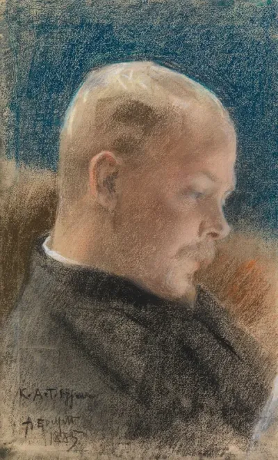 Portrait of the Author Karl A. Tavaststjerna (Portrait of Karl A.Tavaststjerna the Writer)