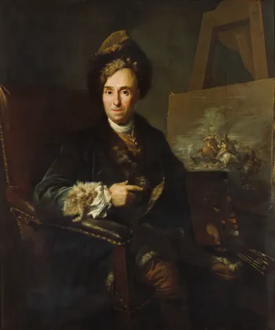 Portrait of the battle-painter Ignace-Jacques Parrocel