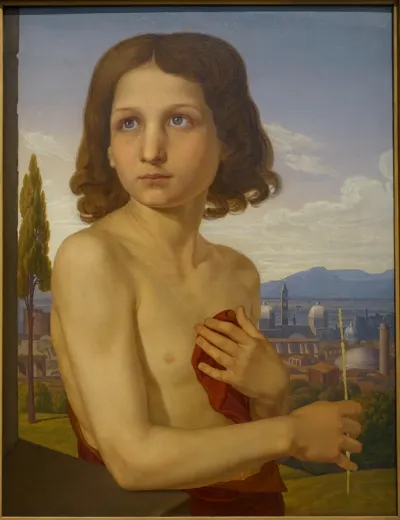 Portrait of the boy Xaverio as Saint John the Baptist