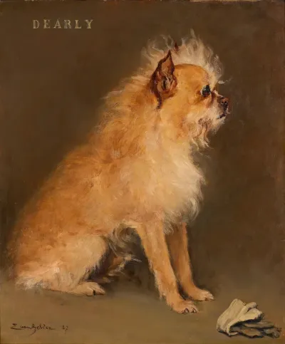 Portrait of the Brussels Griffon 'Dearly'