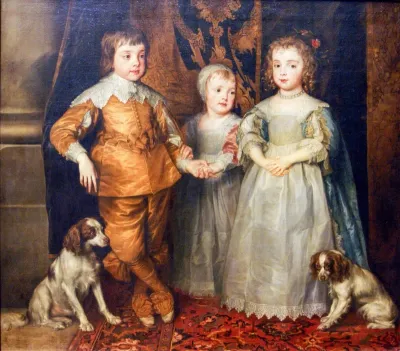 Portrait of the Children of Charles I after Anthony van Dyck