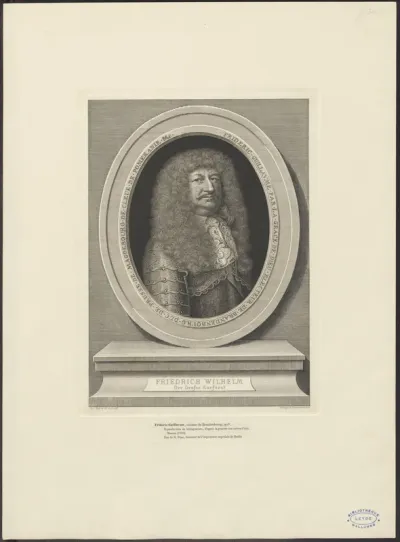 Portrait of the Elector Friedrich Wilhelm