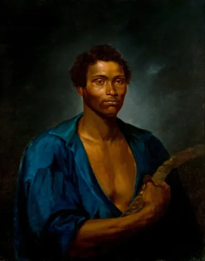 Portrait of the fearless sailor Simão, stoker of the steamship Pernambucana