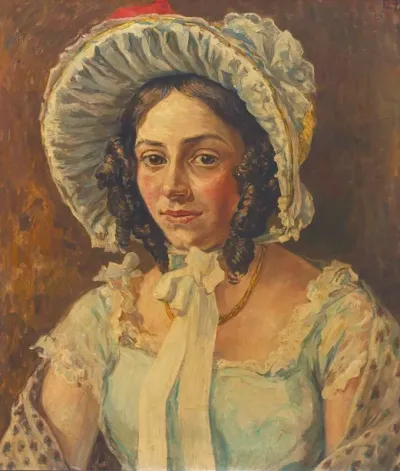 Portrait of the muse of H.C. Andersen, Ingeborg Vogt.