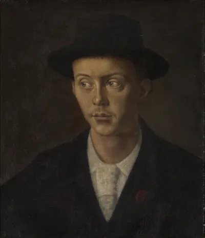 Portrait of the painter Carl Frydensberg.