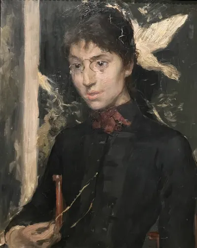Portrait of the painter Hanna Hirsch