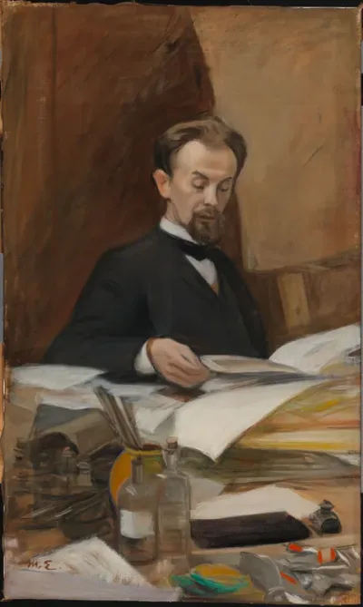 Portrait of the Poet Otto Manninen