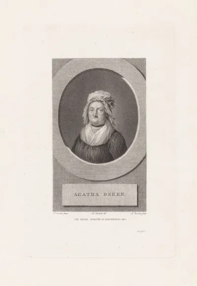 Portrait of the Poetess Agatha Deken