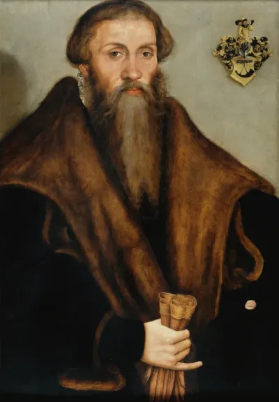 Portrait of the saxon lawyer Leonhard Badehorn