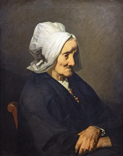 Portrait of the widow Roumy