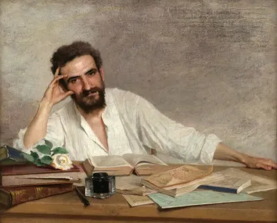Portrait of the writer Inácio de Viveiros Raposo