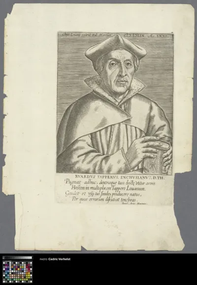 Portrait of theologian and professor Ruard Tapper