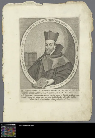Portrait of theologian and scientist Libert Froidmond