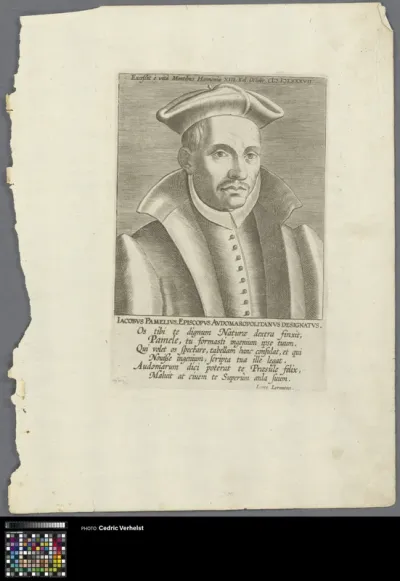 Portrait of theologian Jacob van Pamele