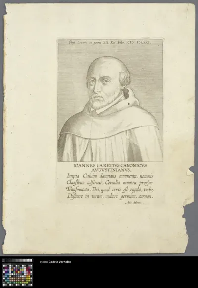 Portrait of theologian Johannes Garet