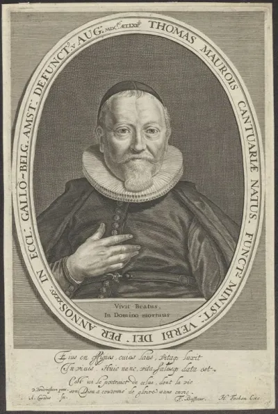 Portrait of Thomas Maurois, Walloon minister in Amsterdam