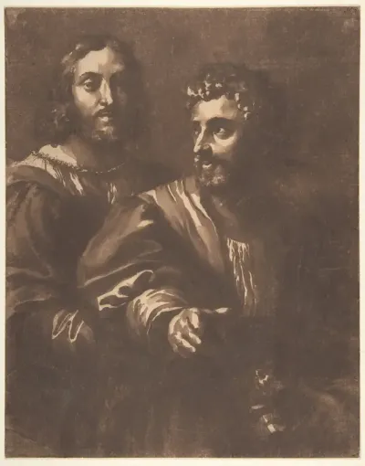 Portrait of Two Men