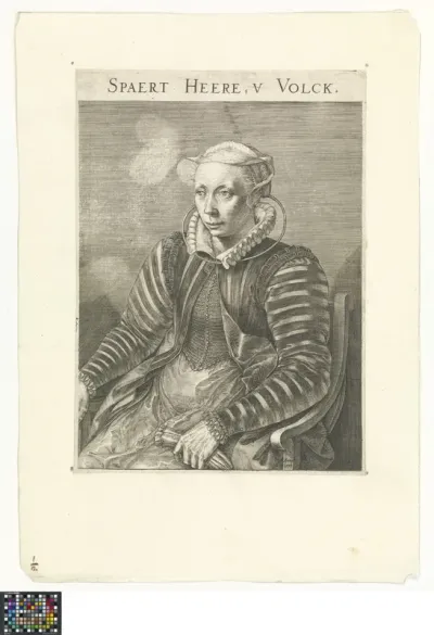 Portrait of Volckxen Diericx, South Dutch printer