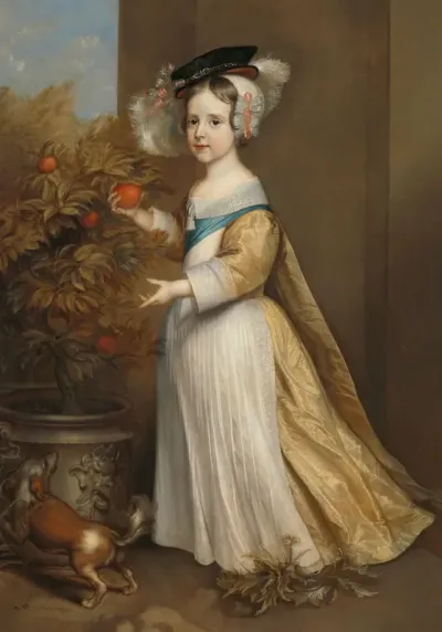 Portrait of Willem III (1650-1702), Prince of Orange, as a Child