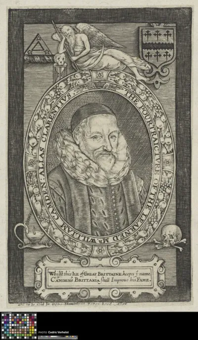Portrait of William Camden, English historian