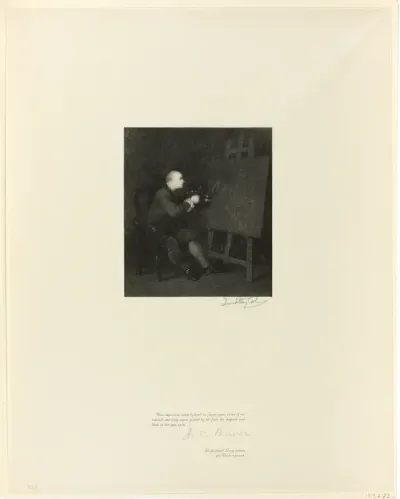Portrait of William Hogarth, from Old English Masters