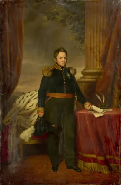 Portrait of William I, king of Netherlands