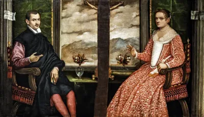 Portrait of Young Spouses