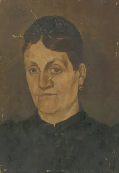 Portrait of Zuzana Ballová. Portrait of the boy Štefan Žuffa