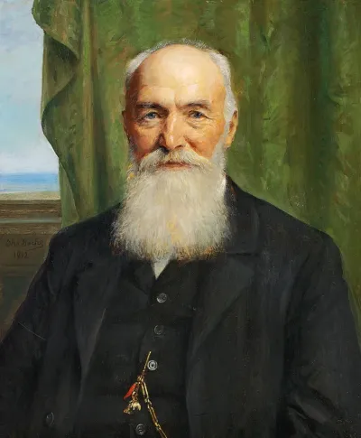 Portrait or Victor Alexander Thalbitzer.