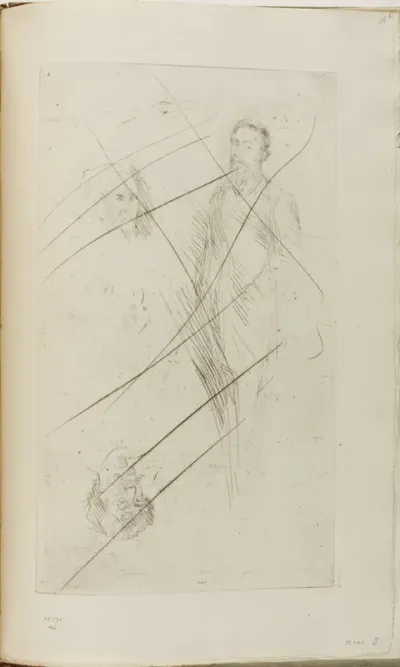 Portrait Sketches including F.R. Leyland and Whistler