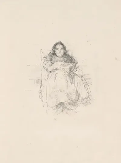 Portrait Study: Mrs. Philip, No. 3 (recto) Portrait Study: Geneviève Mallarmé (verso)