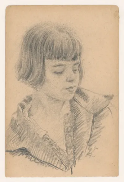 Portrait Study of a Young Girl