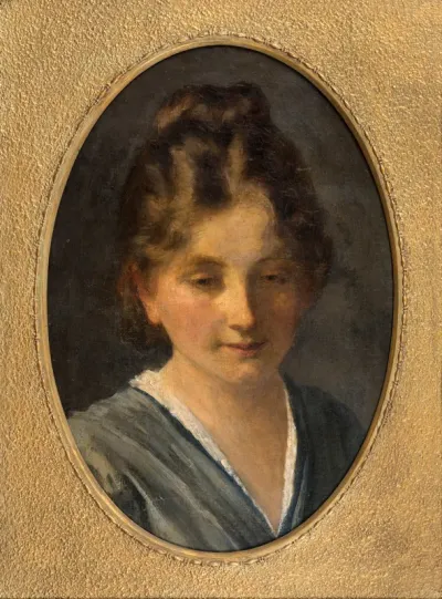 Portrait Study of a Young Girl (Miss Karen Poulsen)