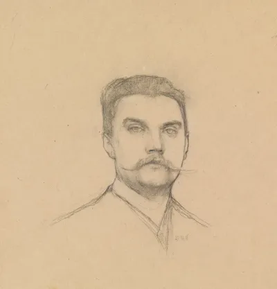 Portrait Study of Albert Edelfelt