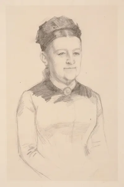 Portrait Study of Mrs. Anna Sinebrychoff