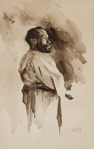 Portrait study of Pierre Louis Alexandre