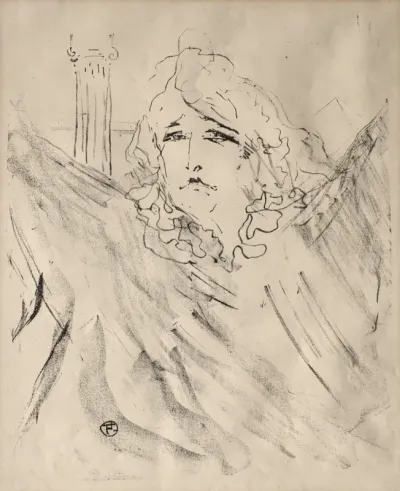 Portraits of Actors and Actresses: Thirteen Lithographs: Sarah Bernhardt