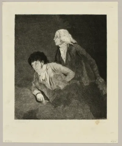 Portraits of Isabey and Taunay