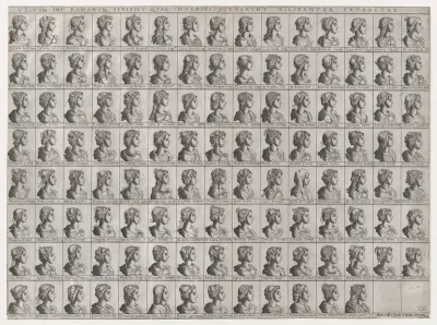 Portraits of the Wives of Emperors, from "Speculum Romanae Magnificentiae"