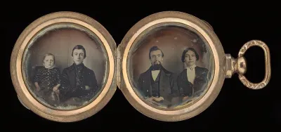 Portraits of Three Women, Two Men and Three Children