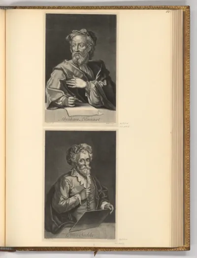 Porträt Abraham Bloemaert; Aegidius Sadeler