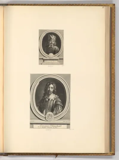 Porträt Abraham Teniers; Jacques Blanchard