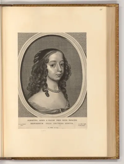 Porträt Albertine Agnes von Oranien-Nassau