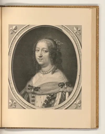 Porträt  Anna Austriaca Dei Gratia Francorum et Navarrae regina