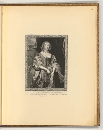 Porträt Anne Russell, Countess of Bedford