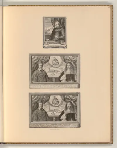 Porträt Archangelus Maria Benivenius; Porträts Christoph und Martin Widmann