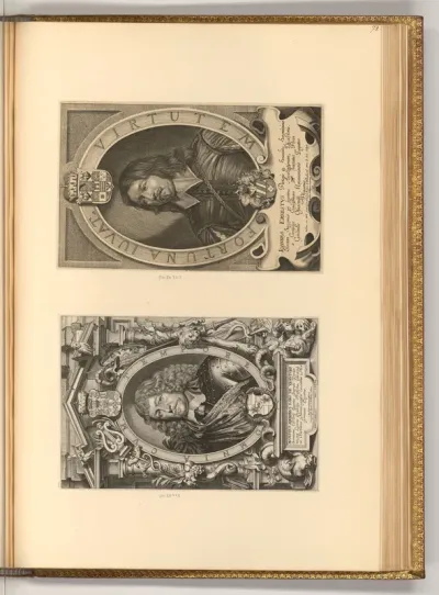 Porträt August Adolf Freiherr von Trandorf; Johann Ernst Pistoris von Seußlitz und Hirschstein