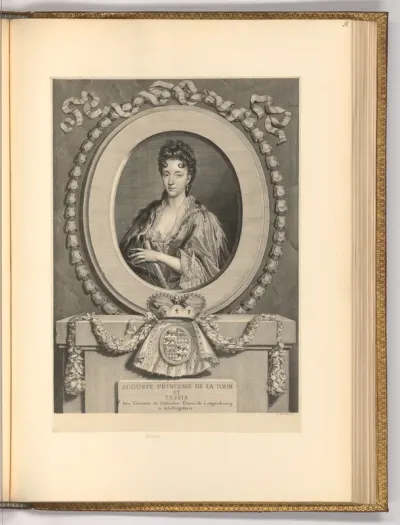 Porträt Auguste von Thurn und Taxis