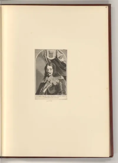 Porträt Bernard Duc de Saxe Weymar