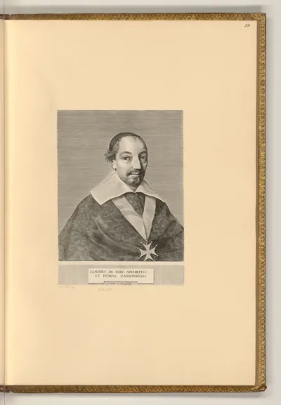 Porträt Claude de Rebé, Acheveque de Narbonne